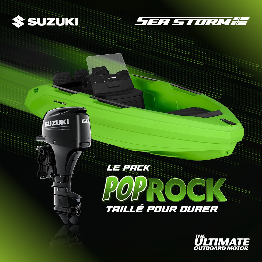 Seastorm et Suzuki Marine pour une nouveau nautisme alliant style et robustesse !